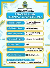 PEMBERIAN STIMULAN JAMBAN SEHAT TA 2026